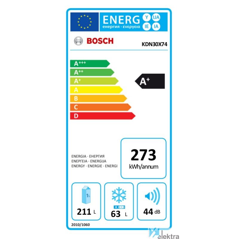 Frigorífico BOSCH KDN30X74