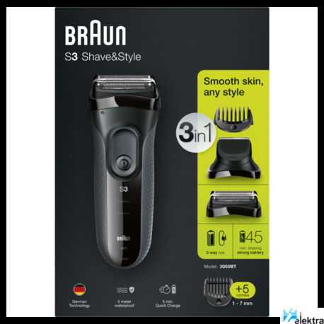 BRAUN 3000BT